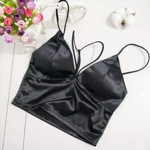 Women Casual Strap Vests Wrap Chest Crop Top